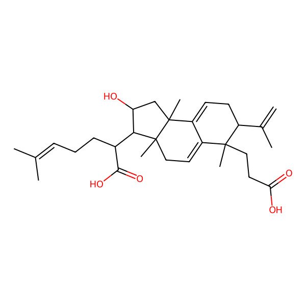 2D Structure of Poricoic Acid B