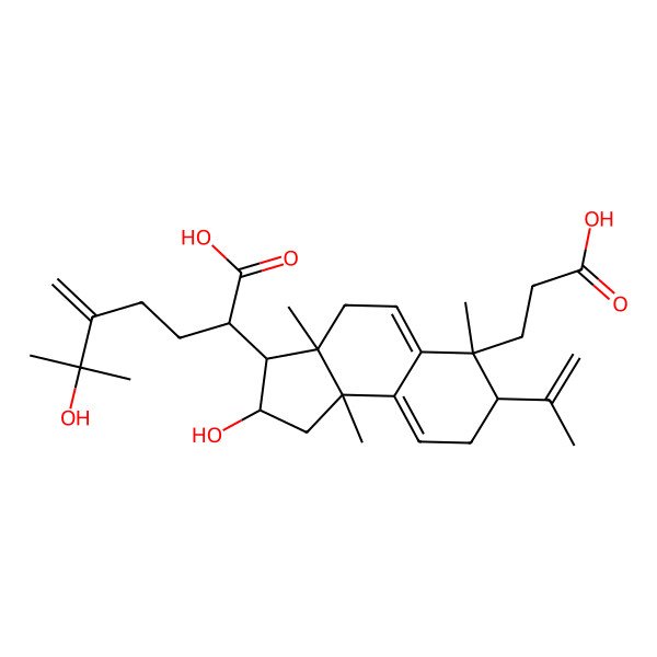 2D Structure of poricoic acid D