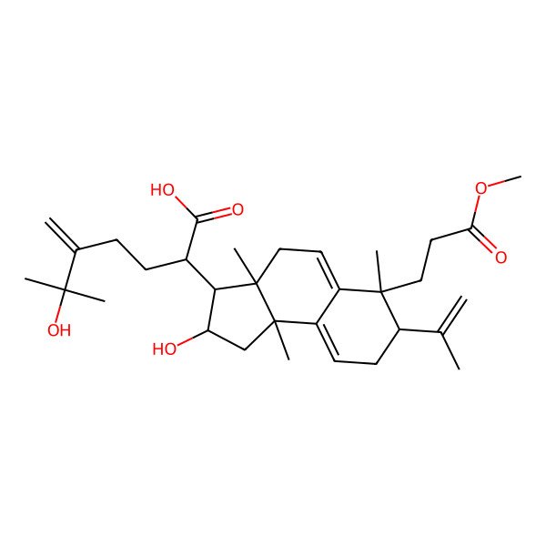 2D Structure of poricoic acid DM