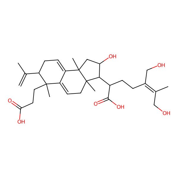 2D Structure of Poricoic acid J