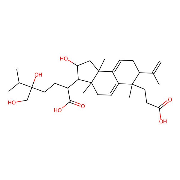 2D Structure of Poricoic acid K