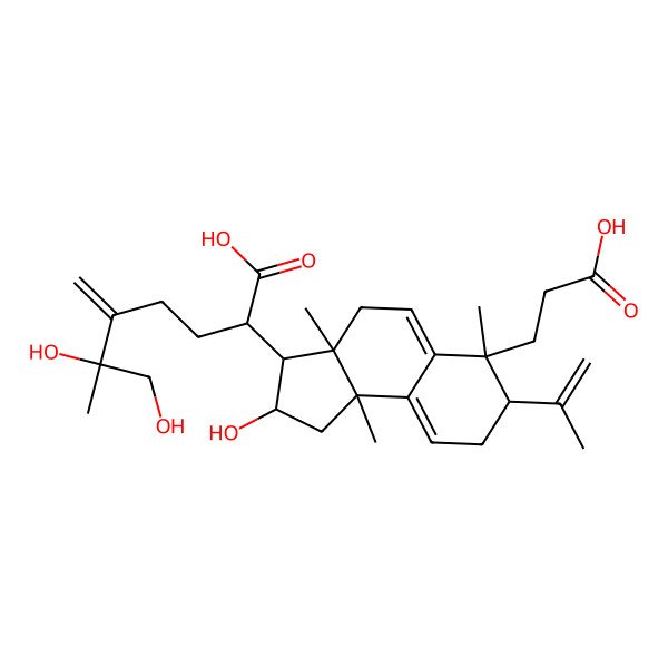 2D Structure of Poricoic acid L