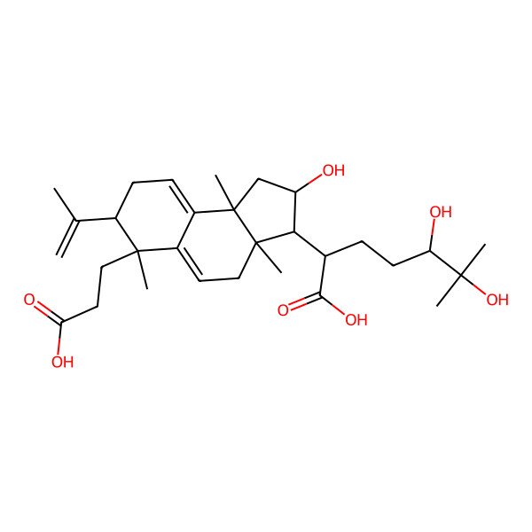 2D Structure of Poricoic acid M