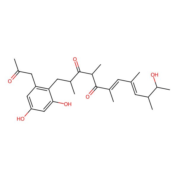 2D Structure of Porosuphenol C