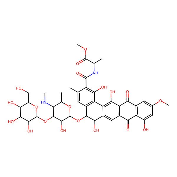 2D Structure of Pradimicin L