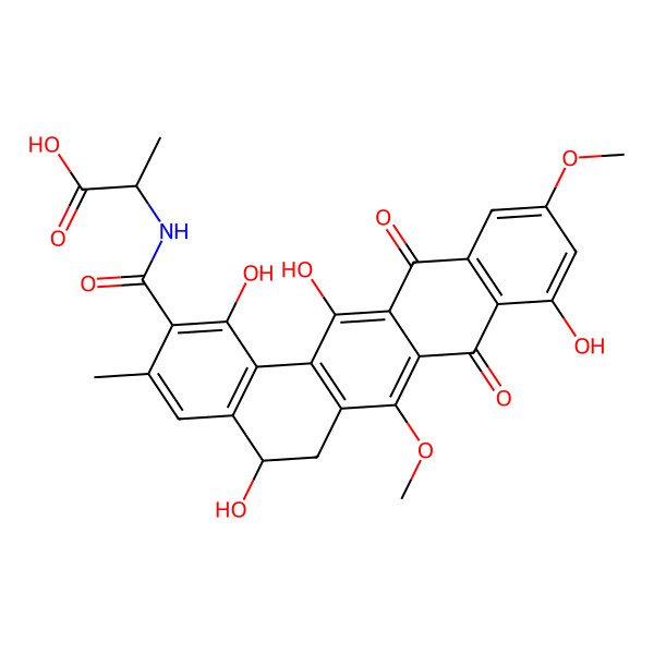 2D Structure of Pradimicin O