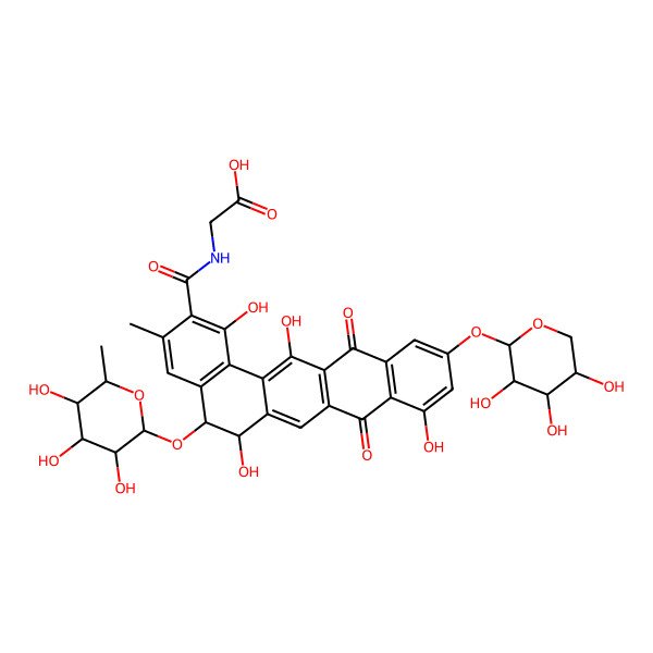 2D Structure of Pradimicin-T2