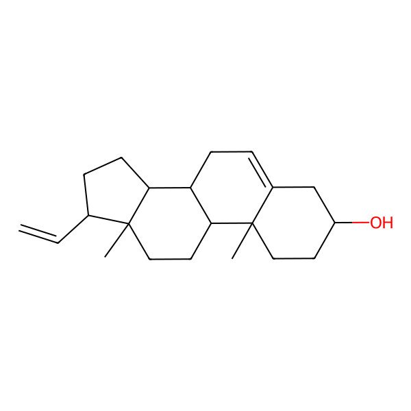 2D Structure of Pregnadienol