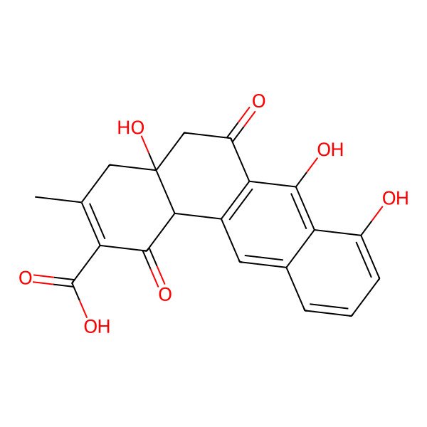 2D Structure of Prejadomycin 2-carboxylate