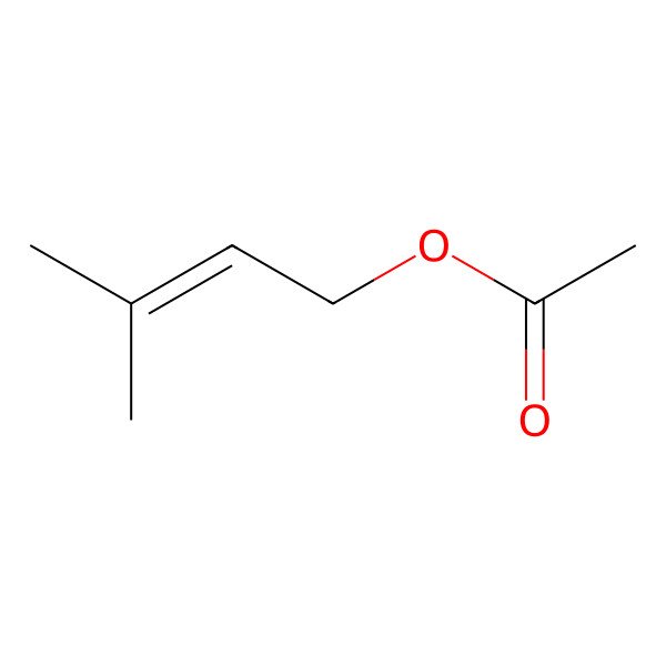 2D Structure of Prenyl acetate