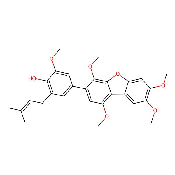 2D Structure of Prenylcandidusin F