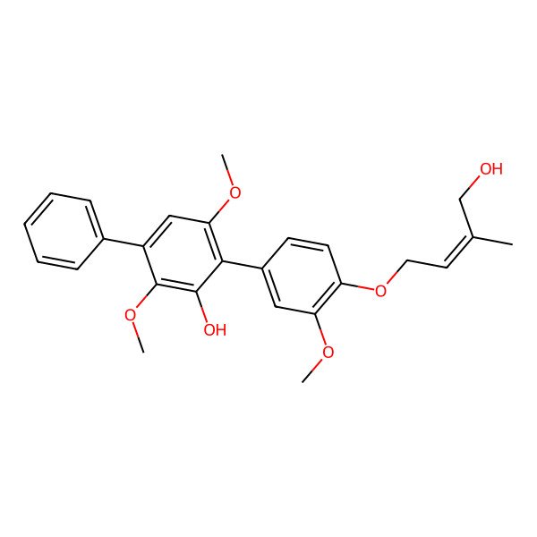 2D Structure of Prenylterphenyllin F