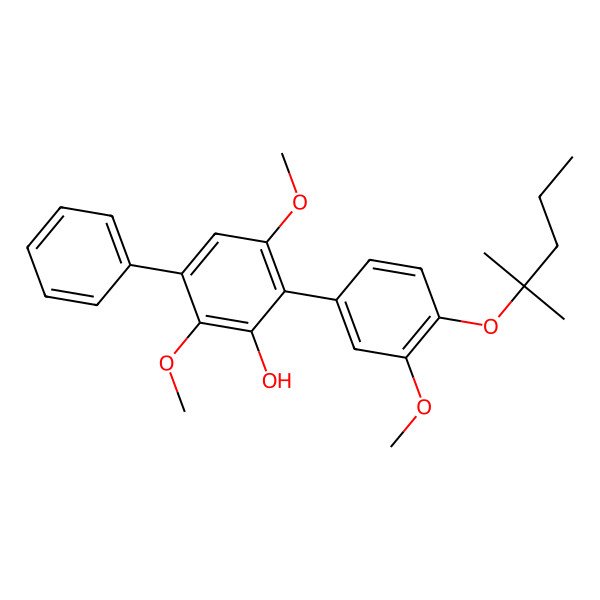 2D Structure of Prenylterphenyllin G