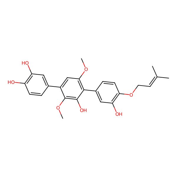 2D Structure of Prenylterphenyllin H