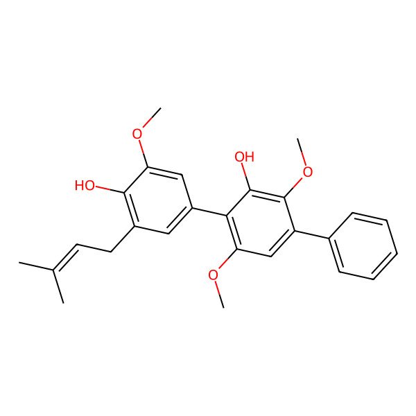 2D Structure of Prenylterphenyllin I