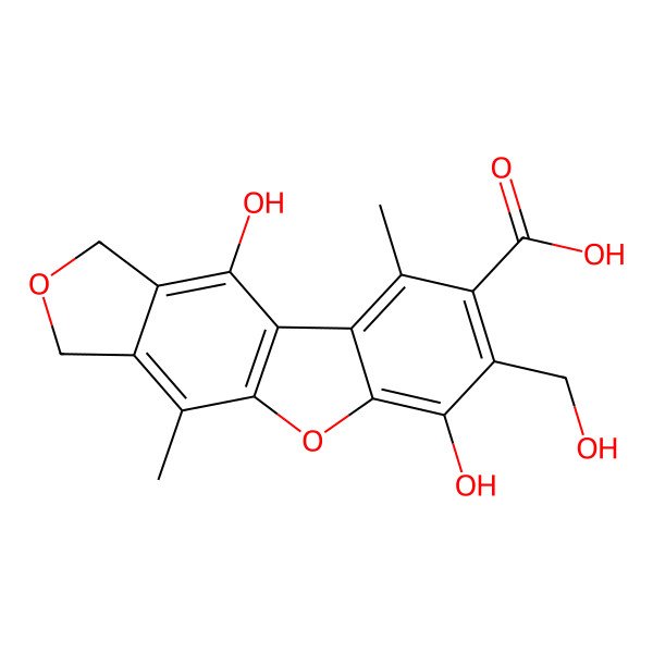 2D Structure of Preussiafuran A