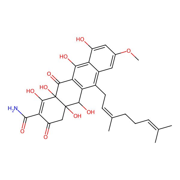 2D Structure of Previridicatumtoxin