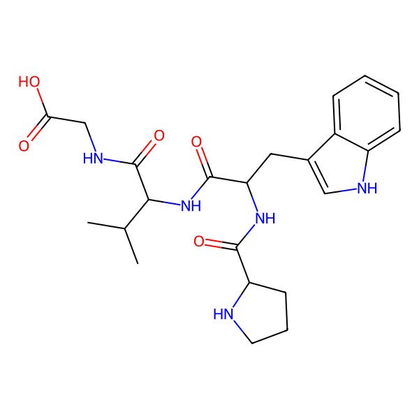 2D Structure of Pro-Trp-Val-Gly
