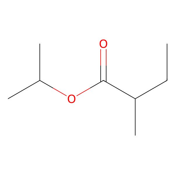 2D Structure of propan-2-yl (2R)-2-methylbutanoate