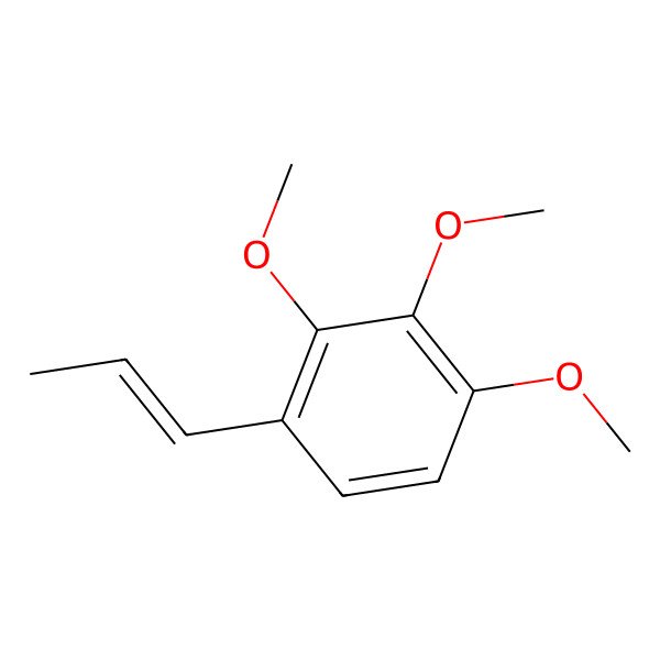 2D Structure of Propenyltrimethoxybenzol
