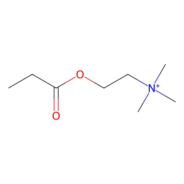 2D Structure of Propionylcholine