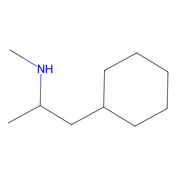 2D Structure of Propylhexedrine
