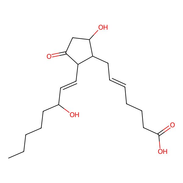 2D Structure of prostaglandin D2 2D Structure of prostaglandin D2