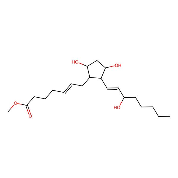 2D Structure of Prostaglandin F2alpha methyl ester