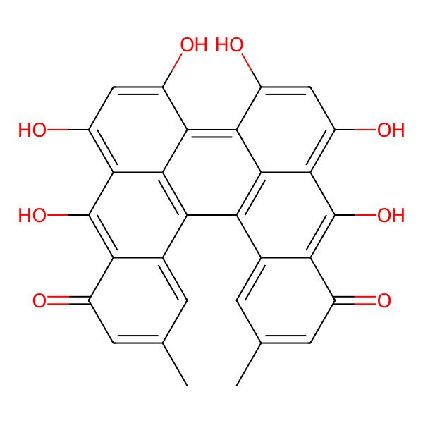 2D Structure of Protohypericin