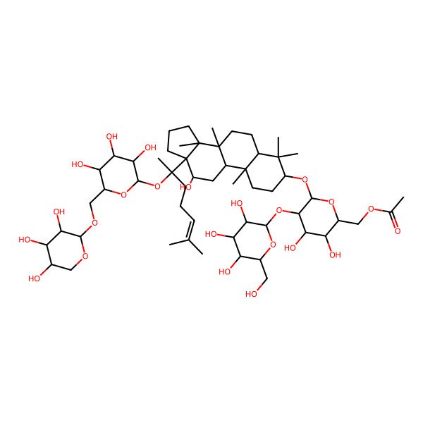2D Structure of Pseudoginsenoside F8