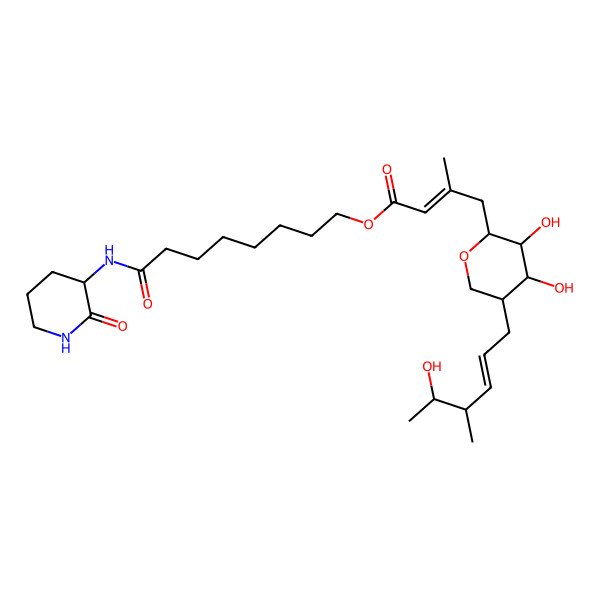 2D Structure of Pseudomonic acid-C amide