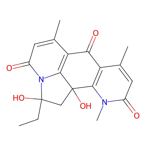 2D Structure of Pseudonocardian B