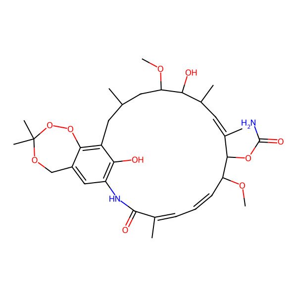 2D Structure of Pseudoverticin B