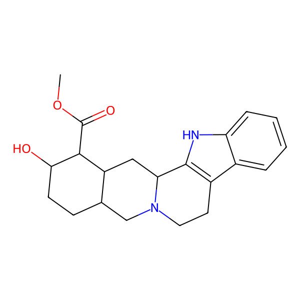 2D Structure of Pseudoyohimbine