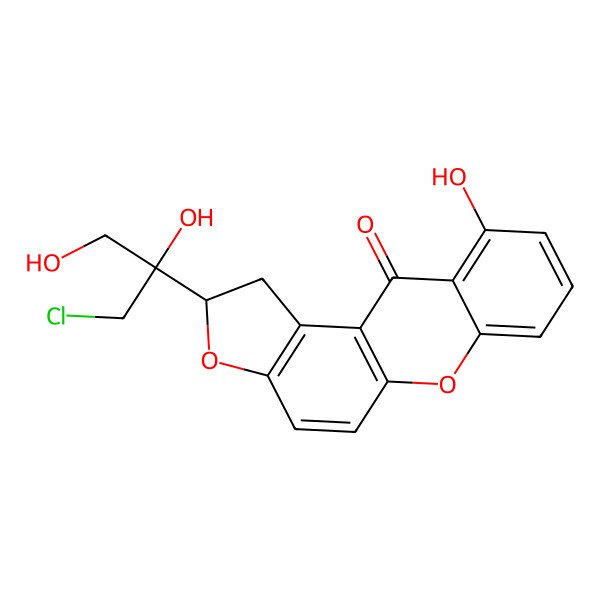 2D Structure of Psoroxanthin chlorohydrin 2D Structure of Psoroxanthin chlorohydrin