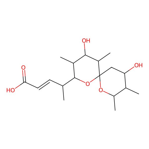 2D Structure of Pteridic acid D