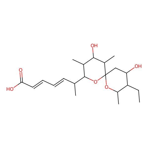 2D Structure of Pteridic acid F