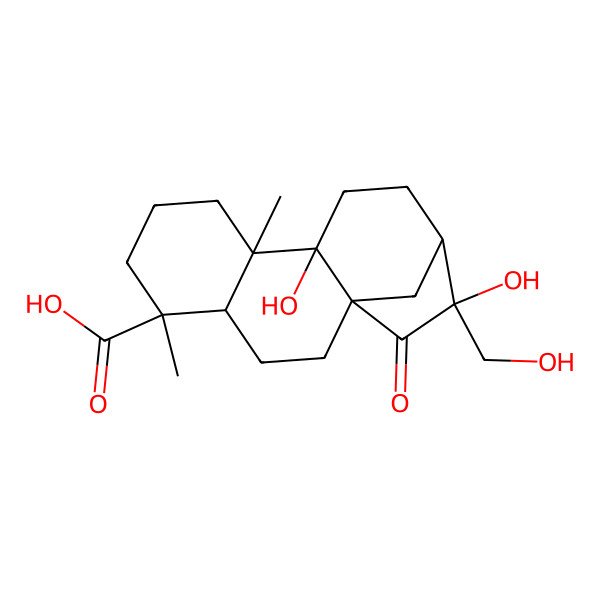 2D Structure of Pterisolic acid F