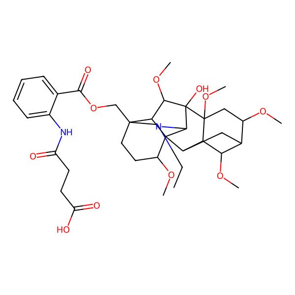 2D Structure of Puberaconitidine