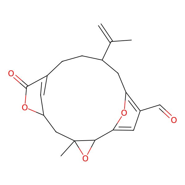 2D Structure of Pukalide Aldehyde