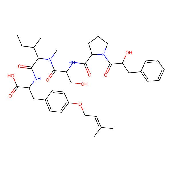 2D Structure of Pullularin F