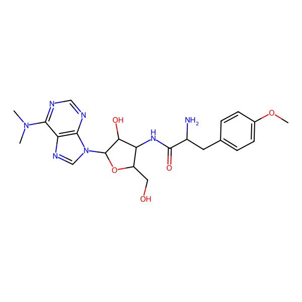 2D Structure of Puromycin