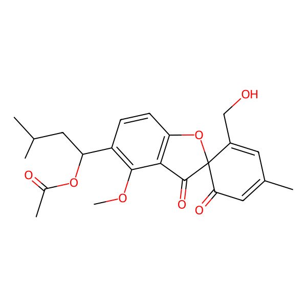 2D Structure of Purpactin B