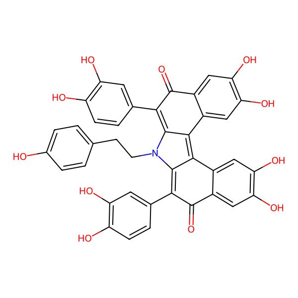 2D Structure of Purpurone
