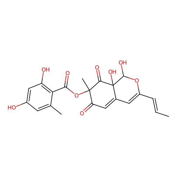 2D Structure of Purpurquinone A