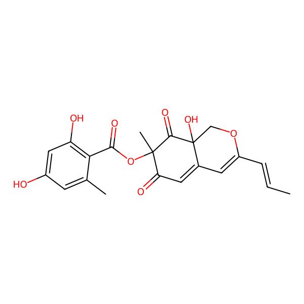 2D Structure of Purpurquinone C