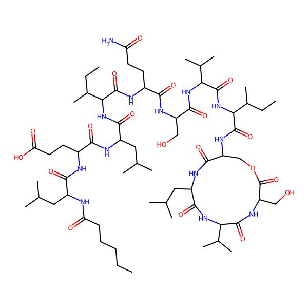 2D Structure of Putisolvin I