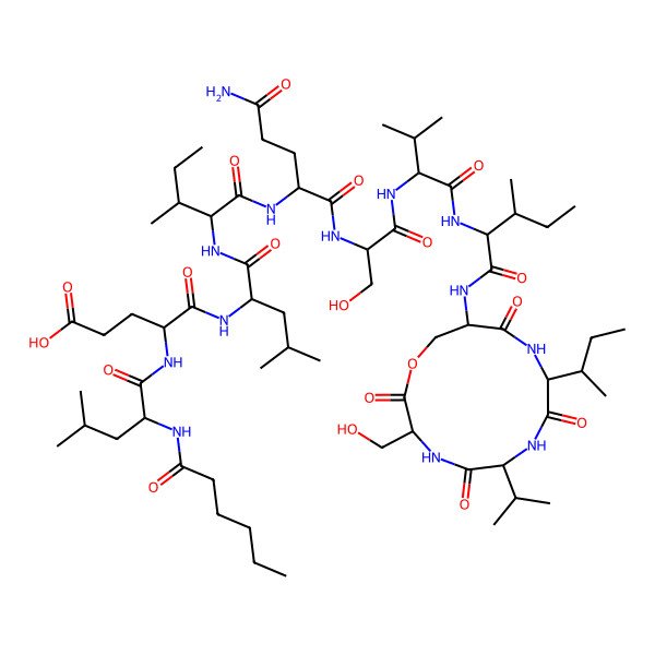 2D Structure of Putisolvin II