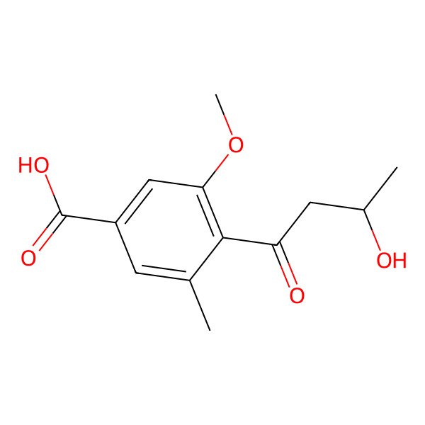 2D Structure of Pyrenochaetic acid B
