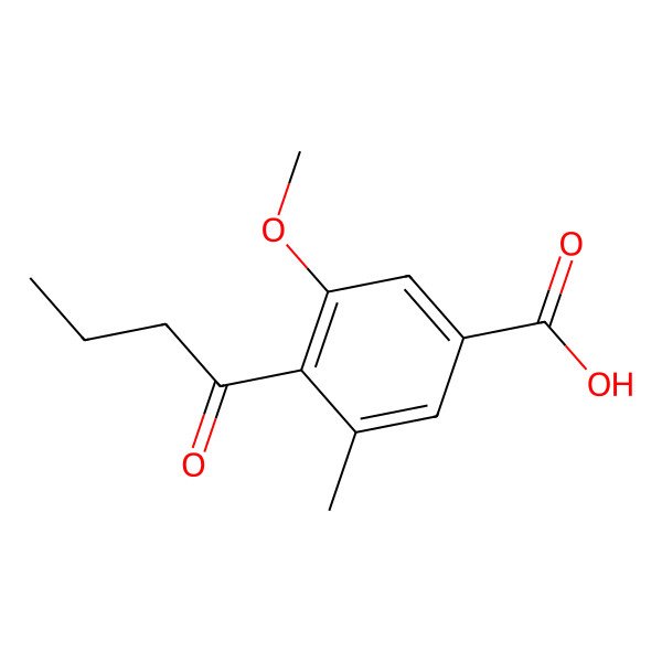 2D Structure of Pyrenochaetic acid C